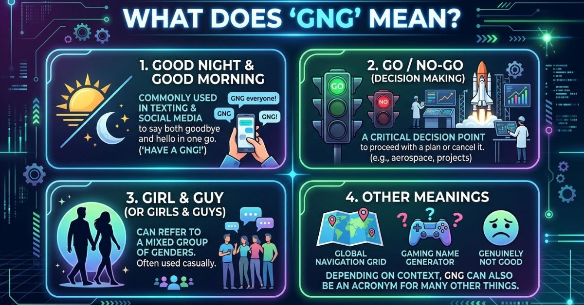 What Does GNG Mean